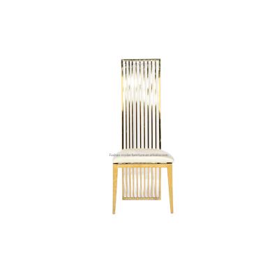 China Modern Hotel Project Rental Wire Dining Chairs Designed Stainless Steel Chair Banquet Chairs For Events Wedding Party for sale