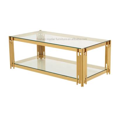 China Nordic luxury adjustable furniture wedding banquet event (height) interior design mirror coffee table rental for sale