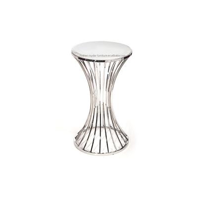 China Simple Wedding Banquet Event Modern Style Stainless Steel Cocktail Table for sale