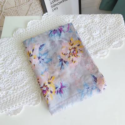 China New Popular Polyester Malaysia Scarf Printing Middle Eastern Shawls for sale