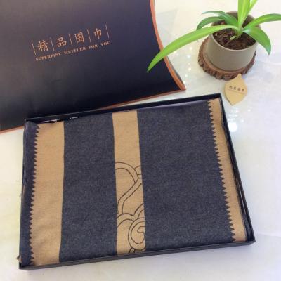 China 100% Cashmere Winter Scarf Custom Cashmere Men Scarves for sale