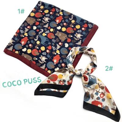 China POLYESTER High Quality Wholesale Fashion Custom Made Polyester Ladies Scarf for sale