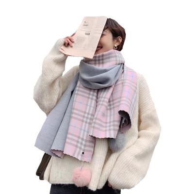 China Professional Manufacturer Acrylic Custom Autumn Winter Women Ladies Scarf for sale