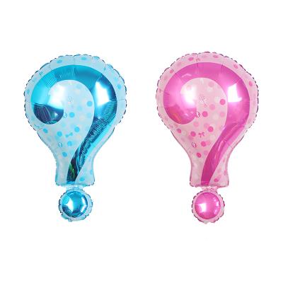 China Gift Toy Pink symbol sign globos cromados question mark foil blue gender reveal balloon birthday party baby shower decoration wholesale for sale