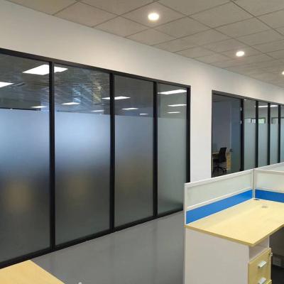 China Meeting Room Office Modern Glass Internal Temporary Removable Aluminum Framed Clear Soundproof Partition Wall for sale