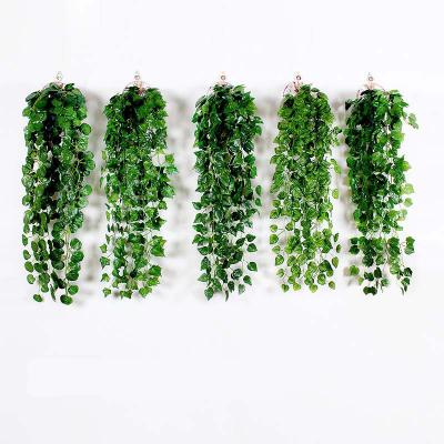 China Durable Fake Garland Decorative Fake Hanging Ivy Vine Vine Garden Plant Wall Ceiling Artificial Hanging Garland for sale