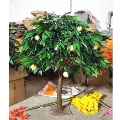 China Plant Evergreen Indoor Artificial Bonsai Mango Apple Peach Decoration Prop Display Supermarket Fruit Trees For Sale for sale