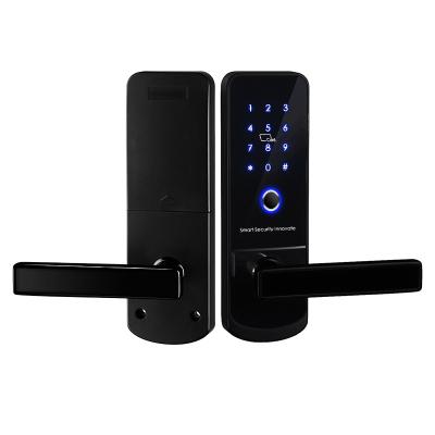 China Tuya WIFI APP Smart Fingerprint Password OEM Lock Smart Door Lock For Apartment F1F for sale