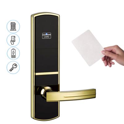 China NEWTHEE Factory Smart IC Card Phone APP Handle Remote Control Door Lock For Hotel Airbnb NX380 for sale