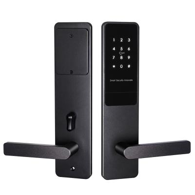 China NEWTHEE Tuya Wifi Smart Card Digital IC Back and forth Smart Door Lock for Hotel NX600 for sale