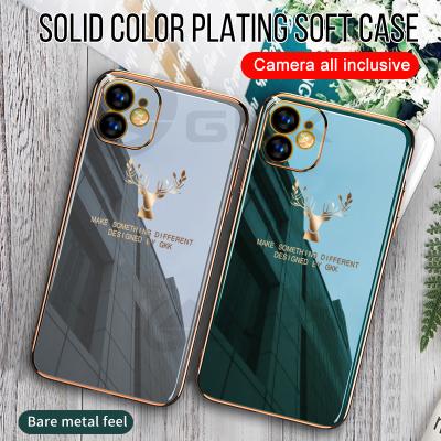 China TPU Material Phone Cover Plating TPU Phone Case For iPhone 11 Case for sale