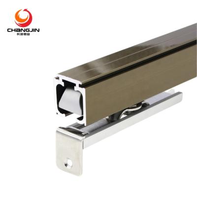 China Modern Hanging Aluminum Alloy Sliding Door System Sliding Door Rail Top Track for sale