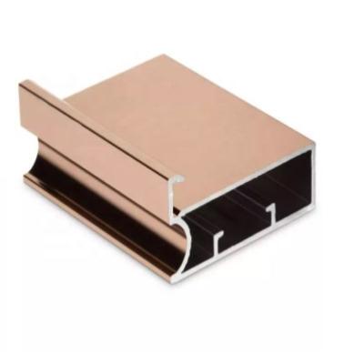 China Decorations Aluminum Profile Of Picture Frames / Furniture Frame Aluminum Extrusion For Kitchen Cabinet Door for sale