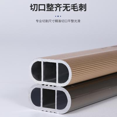 China Easy installation tube rod clothes wardrobe hanger clothes railfurniture hardware wardrobe tube support for sale