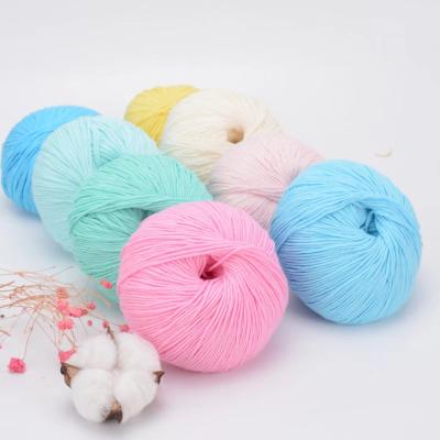 China Dimuni Rainbow Sustainable Knitting Crochet Yarn Cake Yarn Yarn Wholesale, Hand Knitting Clothes For Wholesale for sale