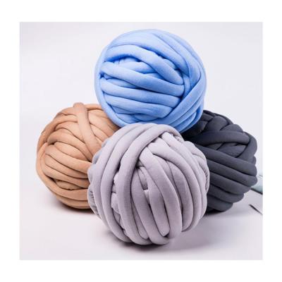 China Dimuni Chunky Cotton Tube Polyester Yarn Antistatic Super Cotton Tube Yarn For Arm Knitting for sale