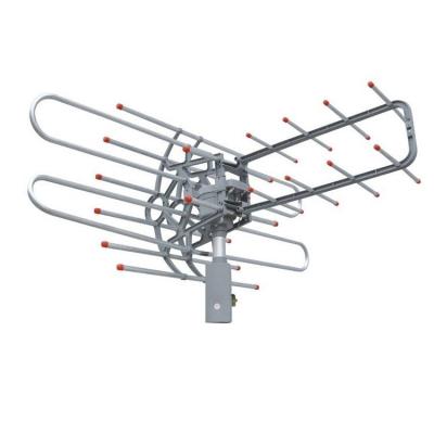 China Plastic & Many Channels Digital HDTV Aluminum Latest Product VHF / Aerial Remote Control UHF Antena Provide Customized Services Outdoor TV Antenna for sale