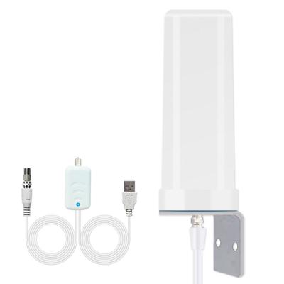 China High Quality ABS Barrel Antena HDTV DVB-T2 ATSC TV TV Antena High Quality Omnidirectional Indoor Digital Aerial Outdoor Antenna for sale