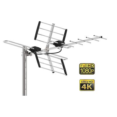 China VHF Antenas UHF Signal Booster Long Range Digital HD TV Aerial Outdoor Antenna Receiving For OEM ODM 4K for sale