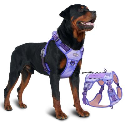 China Amazon Best Seller Reflective Training Safety No Pull Dog Harness Waterproof Reflective Breathable Pet Harness Custom Made for sale