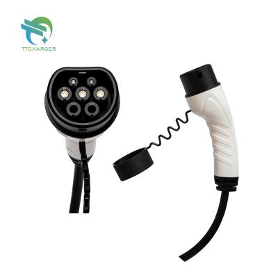 China Portable LED EV Charger 16A Type 1 - 2 EV Charger evse Controller Level 2 Charging Station ACPQ-SE-M2DL-13-5 for sale