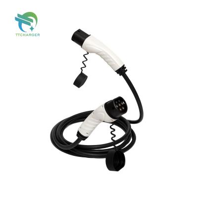 China TTcharger Ev Type 1 Mode3 16A / 32A / Type - 2 EV Charging Cable For Model 3 Plug Ev Connectors ACPQ-SEM3-E7-16 for sale