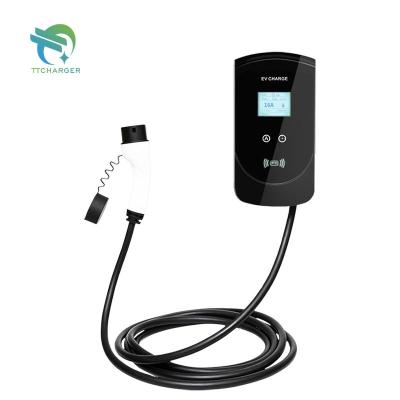 China TTcharger 32A OEM ev charger cable ev charging station 22KW Wallbox EV electric vehicle charger ACC-TE-32-5 for sale