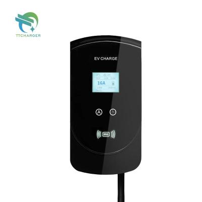 China TTcharger professional wallbox charger 16a 3 phase 11KW ev wallbox charging station Ev charging plug-in charger ACC-TE-32-5 for sale