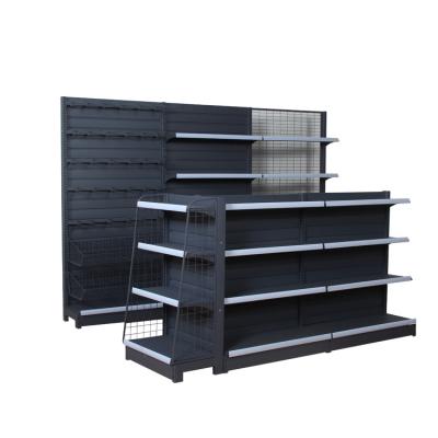 China Double-sided new factory wholesale custom stainless steel store shelf commercial single multifunctional 4 layers for sale