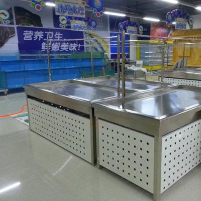 China Fashion high grade good quality stainless steel metal display rack light weight fruit vegetable display rack for sale