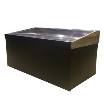 China Single-temperature factory direct sales the new mobile open cold table for supermarket equipment for sale