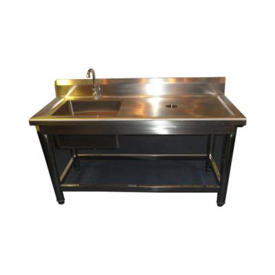 China Modern factory wholesale custom detachable commercial single fish killing table/dish for supermarket equipment for sale