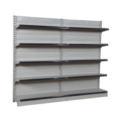 China Factory Wholesale Custom Single Sided Detachable Movable Stainless Steel Simple Retail Snack Display Rack for sale