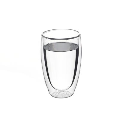 China Modern Coffee Mug Double Wall Borosilicate Glass Coffee Mug Glass Beer Glass for sale