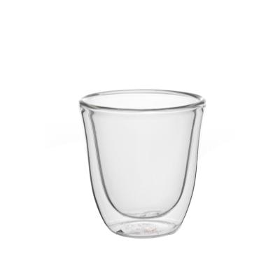 China Sustainable Hot Sale Handmade Double Wall Insulated Glasses Espresso Glass Tea Cup Set Glass Coffee Tea Cups for sale