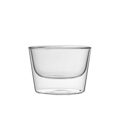 China Nice Quality Eggnog Glass Cup Viable Glass Ice Cream Bowl Glass Cup for sale