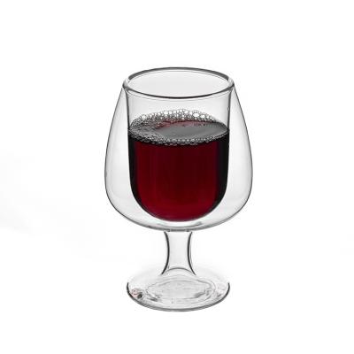 China Real viable promotion red wine transparent glass cup for sale