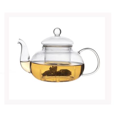 China WITH LID new style low price best quality big quality double glass teapot for sale