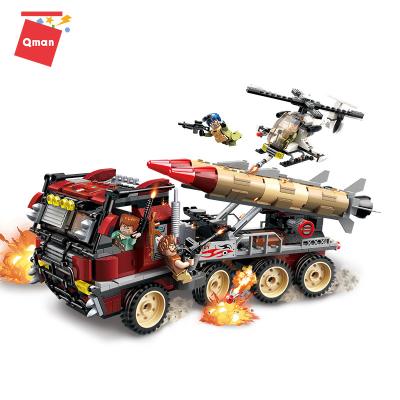 China Construction Toy Qman Military Series NO.3207 SUPER WEAPON APPEARANCE model 661pcs assemble Mini Building Block Brick Toys gift for boys for sale