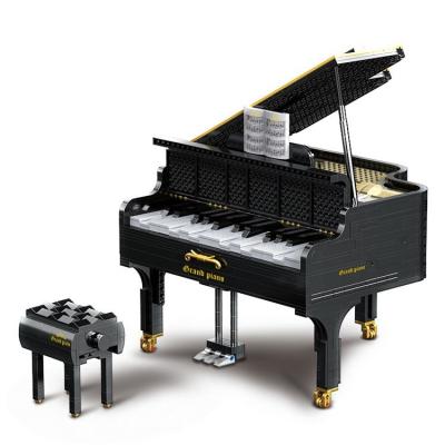 China Piano Toys Bricks Educational DIY Toy Set Play Building Blocks Toy Fancy Music Box XQGQ-01 Piano Dreamer APP RC Technique Series Model Piano Toys for sale