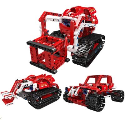 China Building Toy Children's Gifts Three-in-One Hundred Change Exploration Car APP Versions Building Block Bricks for sale