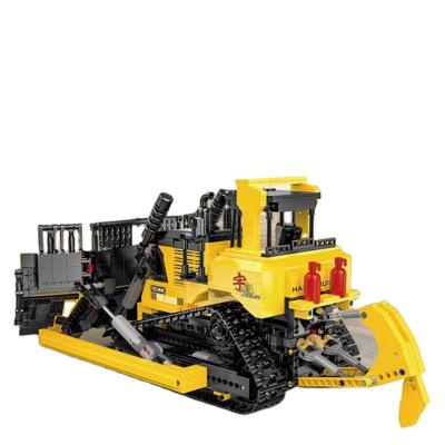 China Educational Building Block Toys Yuji Large Bulldozer Dynamic Version Building Block Toys (power building version) for sale