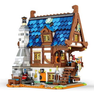 China Building Toy Reobrix Medieval sets streetview series assemble bricks kids toys educational birthday gifts for sale