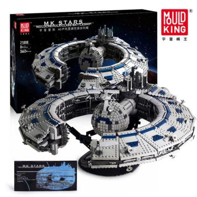 China Toy High Quality Mold King 21008 Star Plane Series 3663pcs Class Battleship Droid Control Ships Model Building Blocks Toys For Children for sale