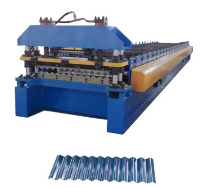 China Hotels Metal Corrugated Roofing Tile Making Machine for sale