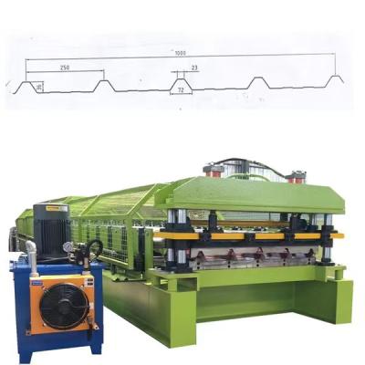 China Fully Automatic Trapezoidal Roof Sheet Production (IBR) Metal Roofing Sheet Rolling Machine For Rgypt for sale