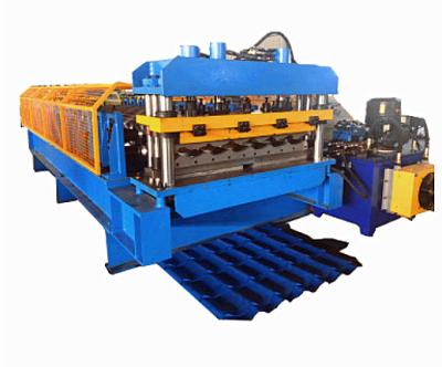 China Building Construction High Speed ​​Step Glazed Tile Roofing Sheet Rolling Forming Machine for sale