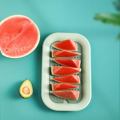 China Viable living room creative Nordic minimalist household dessert dish plastic fruit drain tray double-layer for sale