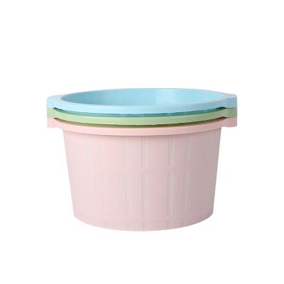 China Sustainable Plastic Foot Bath Foot Bath Basin Large Stepping Foot Massager Shower Bucket for sale