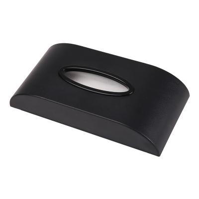 China Modern Hot Selling Car Tissue Box Towel Holder Sun Visor Hanging Storage Box For Car for sale